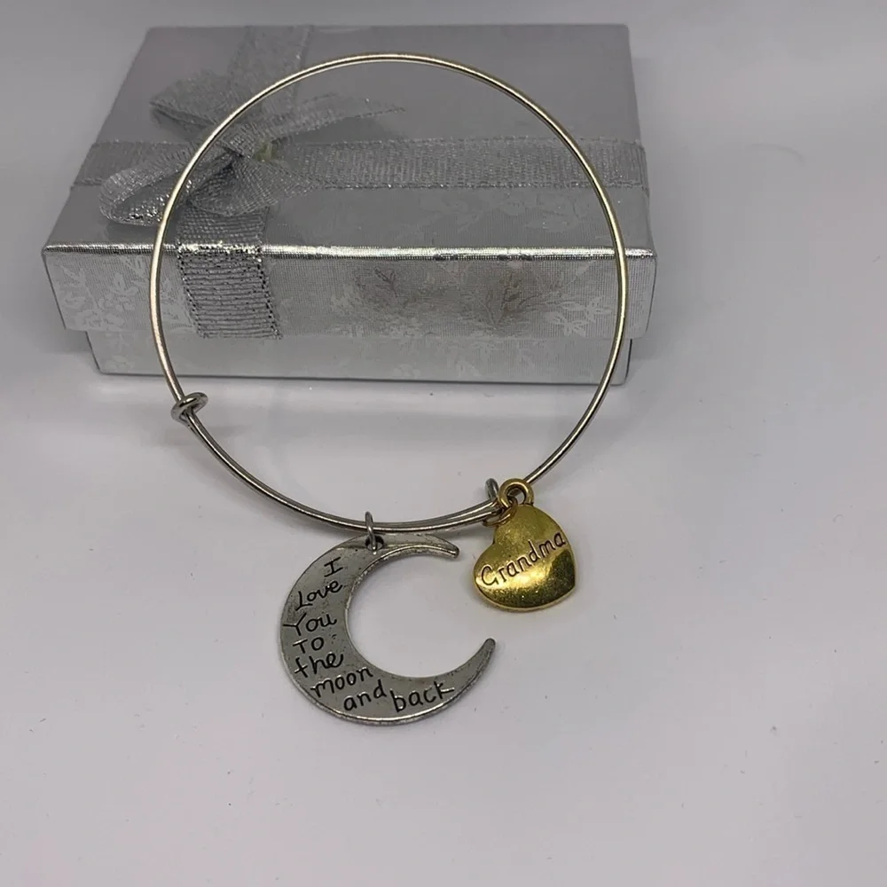 Gold and silver tone grandma bracelet.